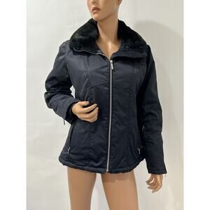 nils ski jacket Black Size 6 Quilted Linen